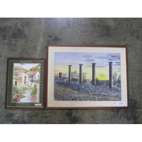 167 - Water Colour in Frame (x2)