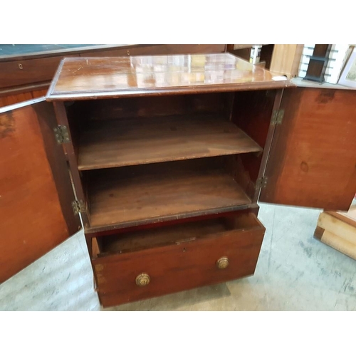 117 - Vintage Mahogany TV Cabinet