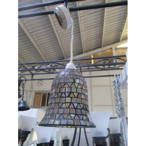 168 - Mosaic Bell-Hanging Light