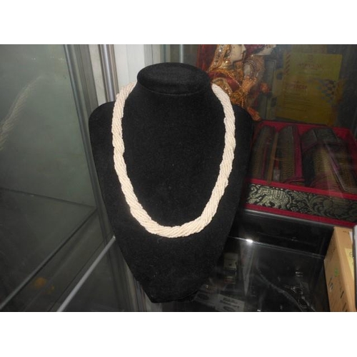 9 - Twisted Seed Pearl Necklace