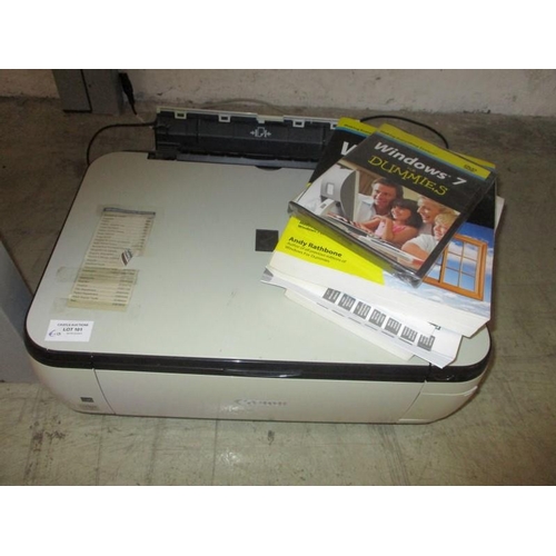 44 - Canon Pixma Printer/ Scanner with Biult in Card Reader & PC Books, * Must Go * Clearance *