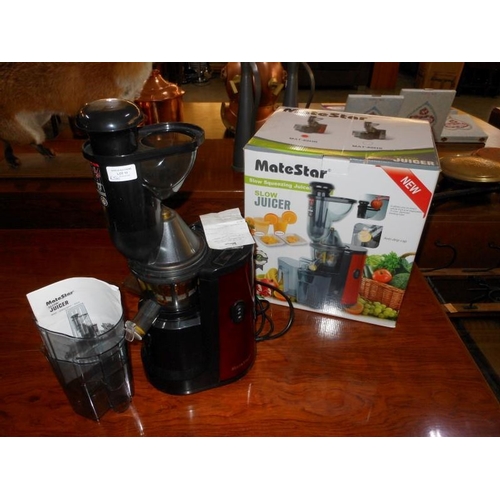 11 - Matestar Slow Juicer with Purchase Receipt July 2019 for €124, 1 Year Guarantee