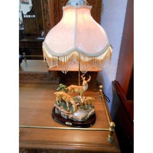 66 - The Juliana Collection Deer Lamp