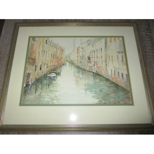 84 - Original Watercolour 'The Magic of Venice' by Olga Mc Donald 1989