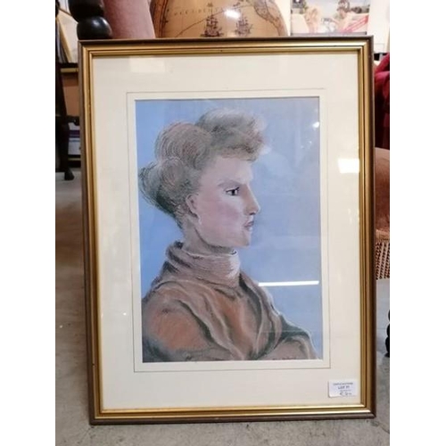 77 - Watercolour of Cottage by Olga Macdonald in Gilt Frame