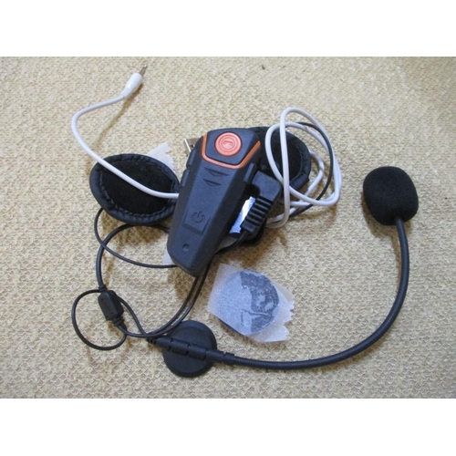 18 - Motorcycle Bluetooth Headset -Links to Mobile Phone, Music, etc.