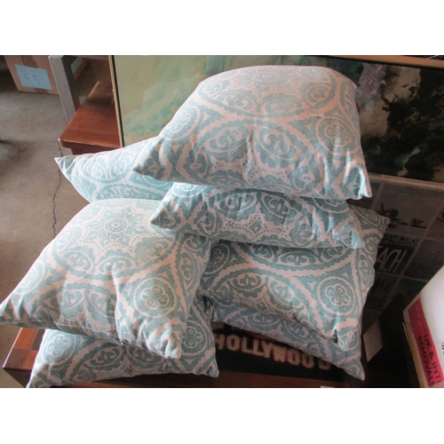 898 - Seven Decorative Blue and white Cushions