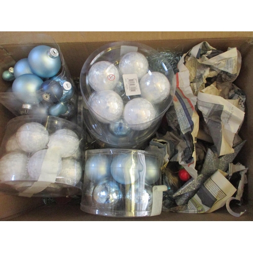 899 - Box of Xmas Decorations