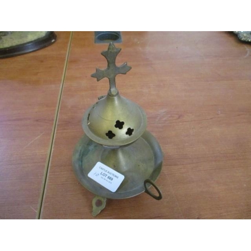 4079 - Brass Incense Burner