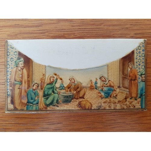 4108 - Δέκα Χειροποίητες Μινιατούρες σε Οστό από τον Περσικό Καλλιτέχνη Ali Sajjadi.

Collection of 10 x Ha... 