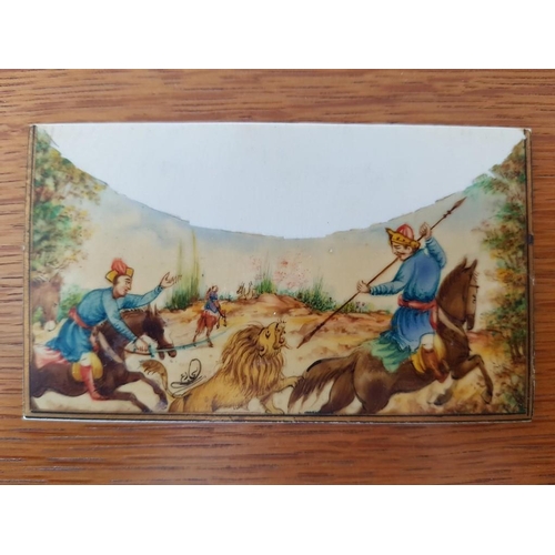 4108 - Δέκα Χειροποίητες Μινιατούρες σε Οστό από τον Περσικό Καλλιτέχνη Ali Sajjadi.

Collection of 10 x Ha... 