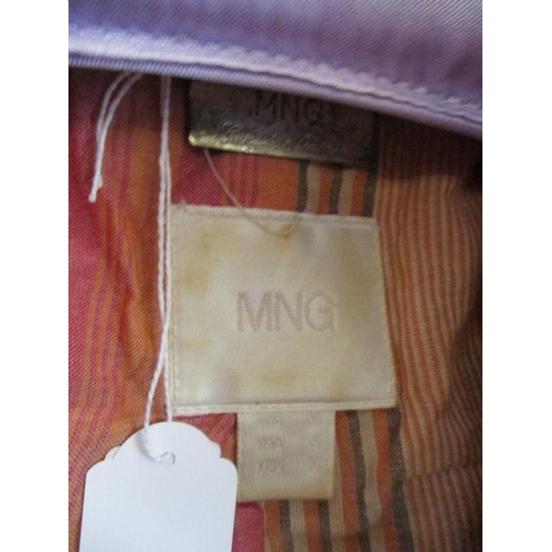 4063 - Orange Colour ''Mango'' Leather Ladies Jacket Size M