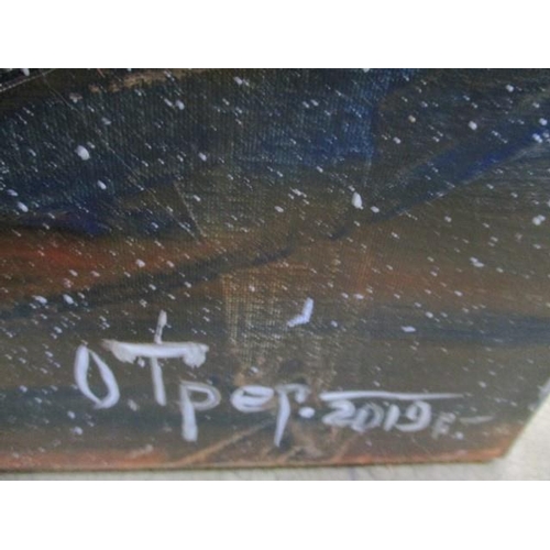 70A - Oil on Canvas by Olga Tregubova (120cm x 100cm)