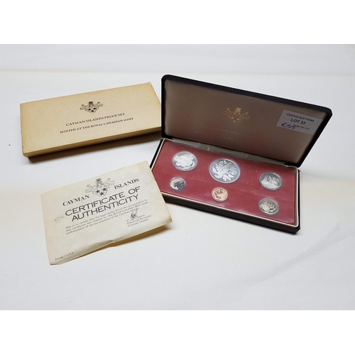 6177 - Cayman Island 1975 Proof Set