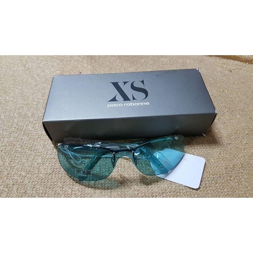 6181 - Pacco Rabanne (Blue Lenses, Blue Frames) Men's Sunglasses