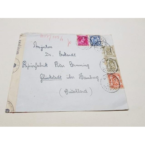 6060 - Third Reich WWII Censor Cover from Belgium to Germany