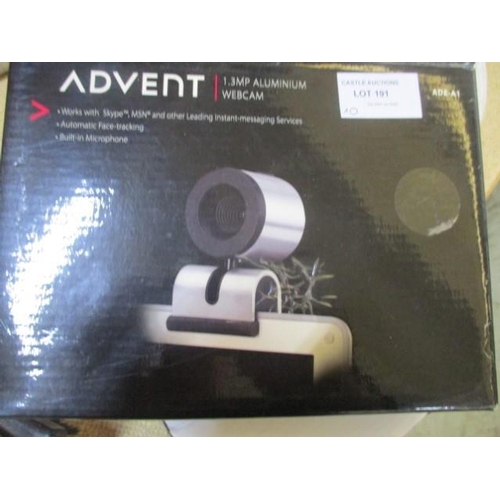 6055 - Advent 1.3MP Aluminium Webcam