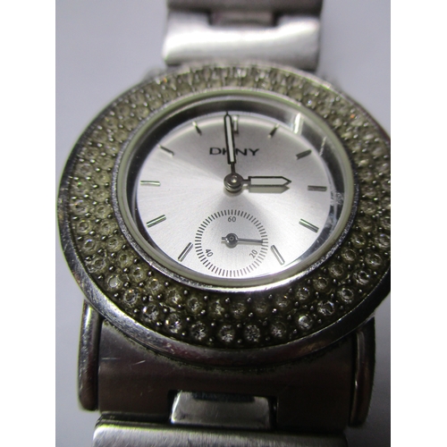 6037 - DKNY Ladies Watch with Stainless Steel Bracelet and Crystals