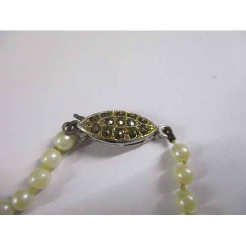 6075 - Real Necklace (Natural Pearl and Silver Clasp)