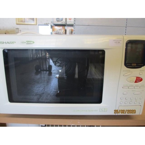 8608 - Sharp View Cook Combi Microwave / Oven