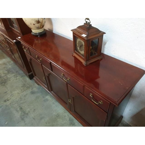 6 - Credenza / Sideboard in Madison Cherry by Drexel Heritage (#123-124) with 4 Drawers over 3 Cupboards... 