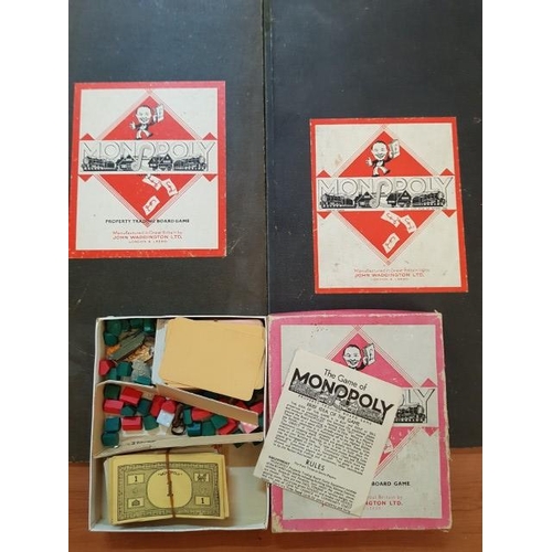 203 - Vintage Monopoly and Scrabble and Cluedo Table Game