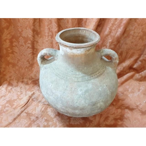 33 - Vintage Greek Amphora (Approx H: 34cm & Ø 32cm)