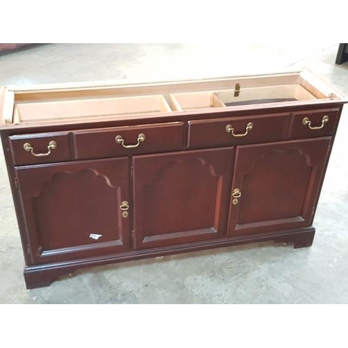 4 - Drexel Heritage Sideboard in Classic Cherry Wood Colour, Made in the USA (140cm x 40cm x 80cm). A/F,... 