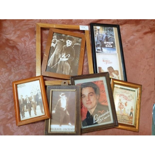 46 - Collection of Frame Celebrity Postcards