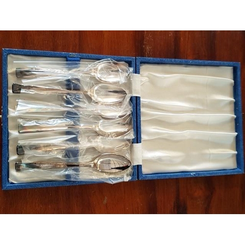 81 - Vintage Cutlery (Stainless Steel / Nikel EPNS ) Set of Tea Spoons in Display Box and 2 x Sets (2x6) ... 