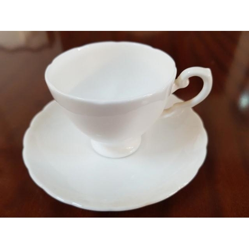 99 - White Classic Porcelain Coffee Set 