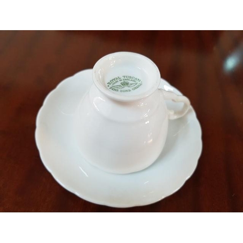 99 - White Classic Porcelain Coffee Set 