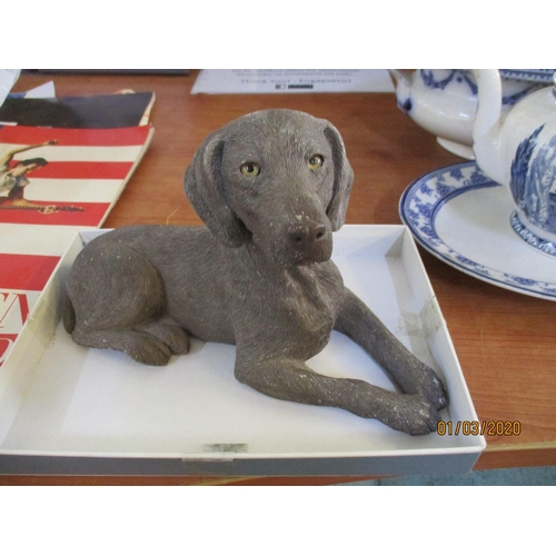 631 - Dog Ornament.
(16cm high & 26cm wide)