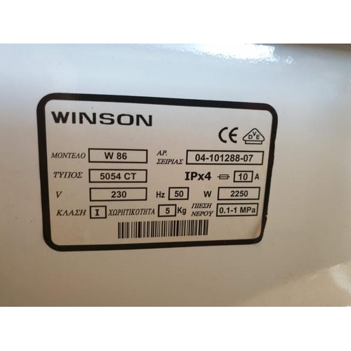 640 - Winson Washing Machine, Model: W86 5054ct (5kg)