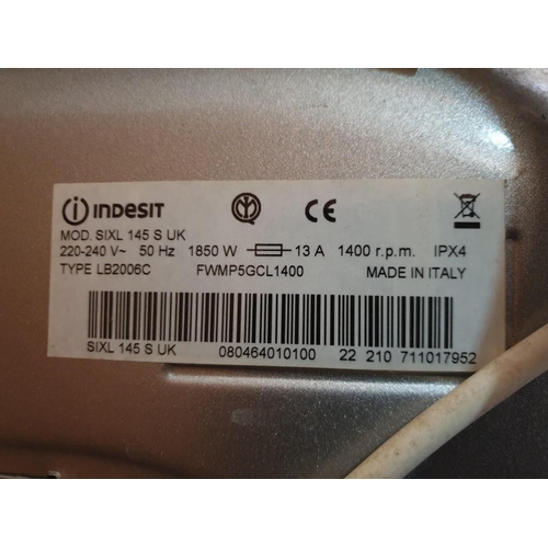 645 - Indesit Washing Machine Model 