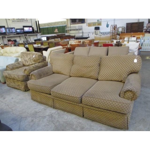 115 - 3 - Seater Sofa and Armchair