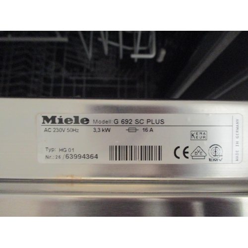 55 - Miele 6692 SC Plus Dishwasher