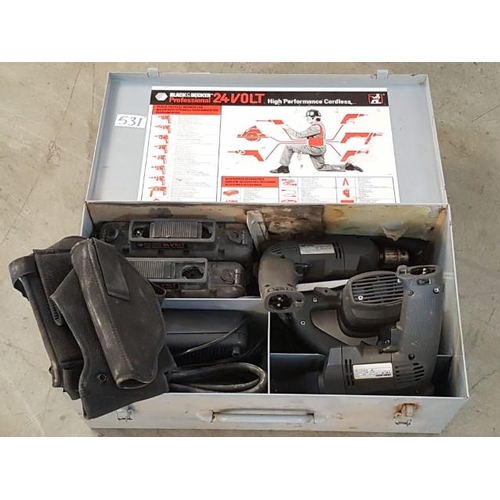 Black & Decker 24 Volt Professional High Performance Cordless - PS Auction  - We value the future - Largest in net auctions