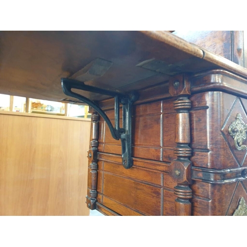10 - Antique Singer Treadle Sewing Machine (Serial No. M134 982), Cast Iron with Foot Pedal & Working.