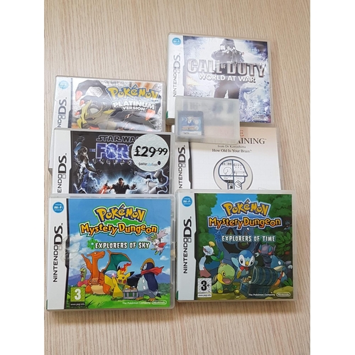 11 - Collection of Nintendo DS Games (x11) and DS Cover Empty Game Covers