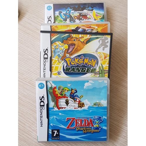 11 - Collection of Nintendo DS Games (x11) and DS Cover Empty Game Covers