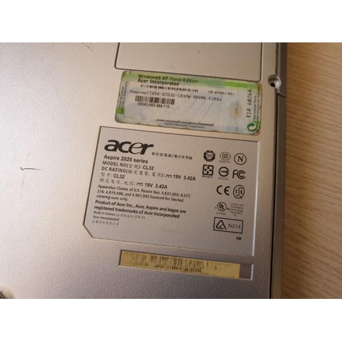 44B - Acer Aspire Laptop (A/F for Spares or Repais) Together with ASUS EEE PC Notebook (No Power Cable, Un... 