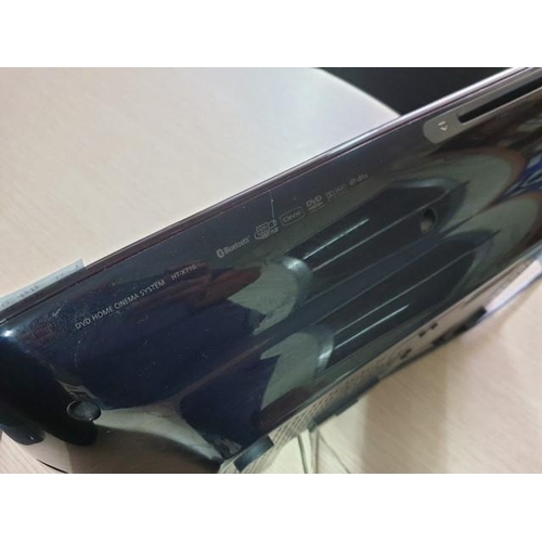 44D - Samsung DVD Home Cinema System (HT-X710) with Sub Woofer and Pari of Speakers together with Samsung ... 