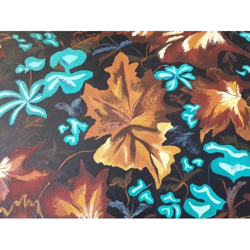 10A - Framed Oil on Canvas of Leaves by Fanio Stylianidou (86cm x 71cm Overall)
*Sale proceeds are going t... 