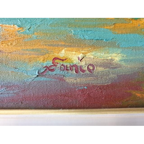 12A - Framed of Abstract Zoopiyi Viccose (86cm x 71cm)
*Sale proceeds are going to Charity *