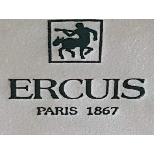 22 - Ercuis Set of 4 x Mini Salt and Pepper Holders in Original Box (''Argent Massif-Sterling Silver '' I... 