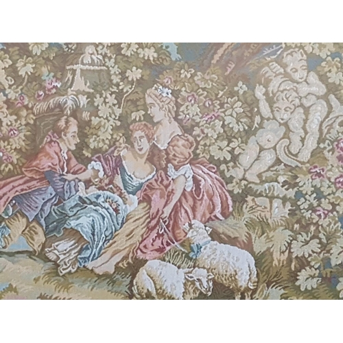 233 - Vintage Style Tapestry in vintage Style Gilded Frame (82cm x 61cm)