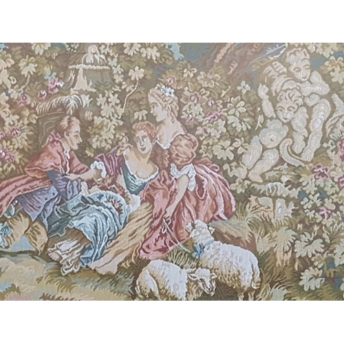 233 - Vintage Style Tapestry in vintage Style Gilded Frame (82cm x 61cm)