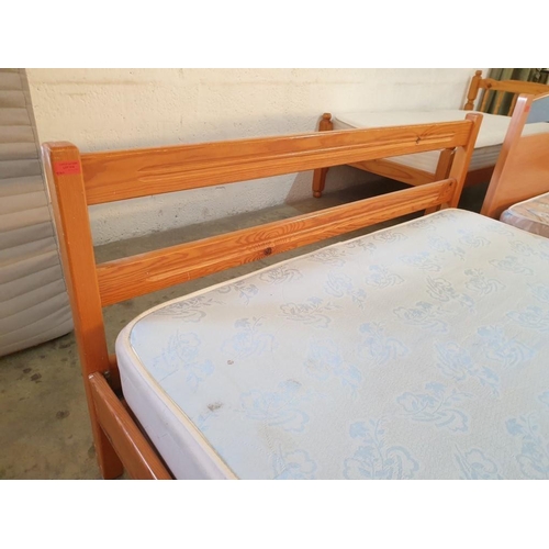 285 - Pine Double Bed with Mattress