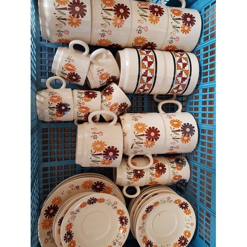 337 - Vintage Coffee and Tea Cups with Saucers